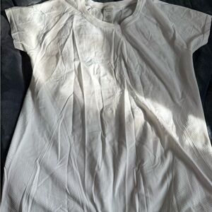 Athleta Classic White Running Tee